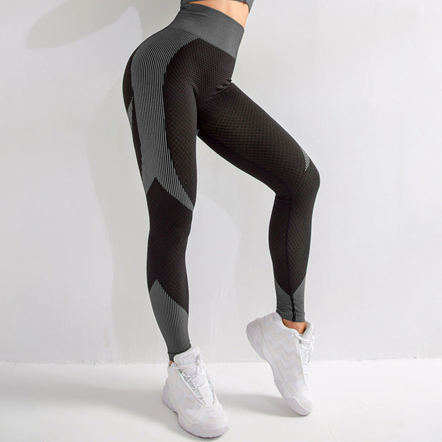 Seamless Contrast Yoga Pants