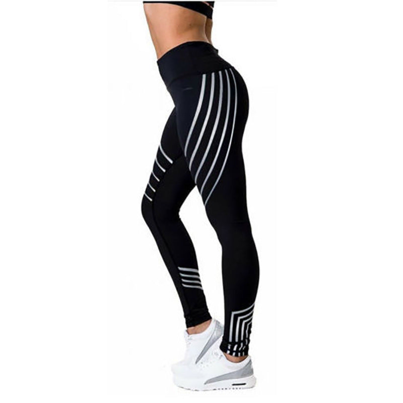 Reflective High Waisted Yoga Pants