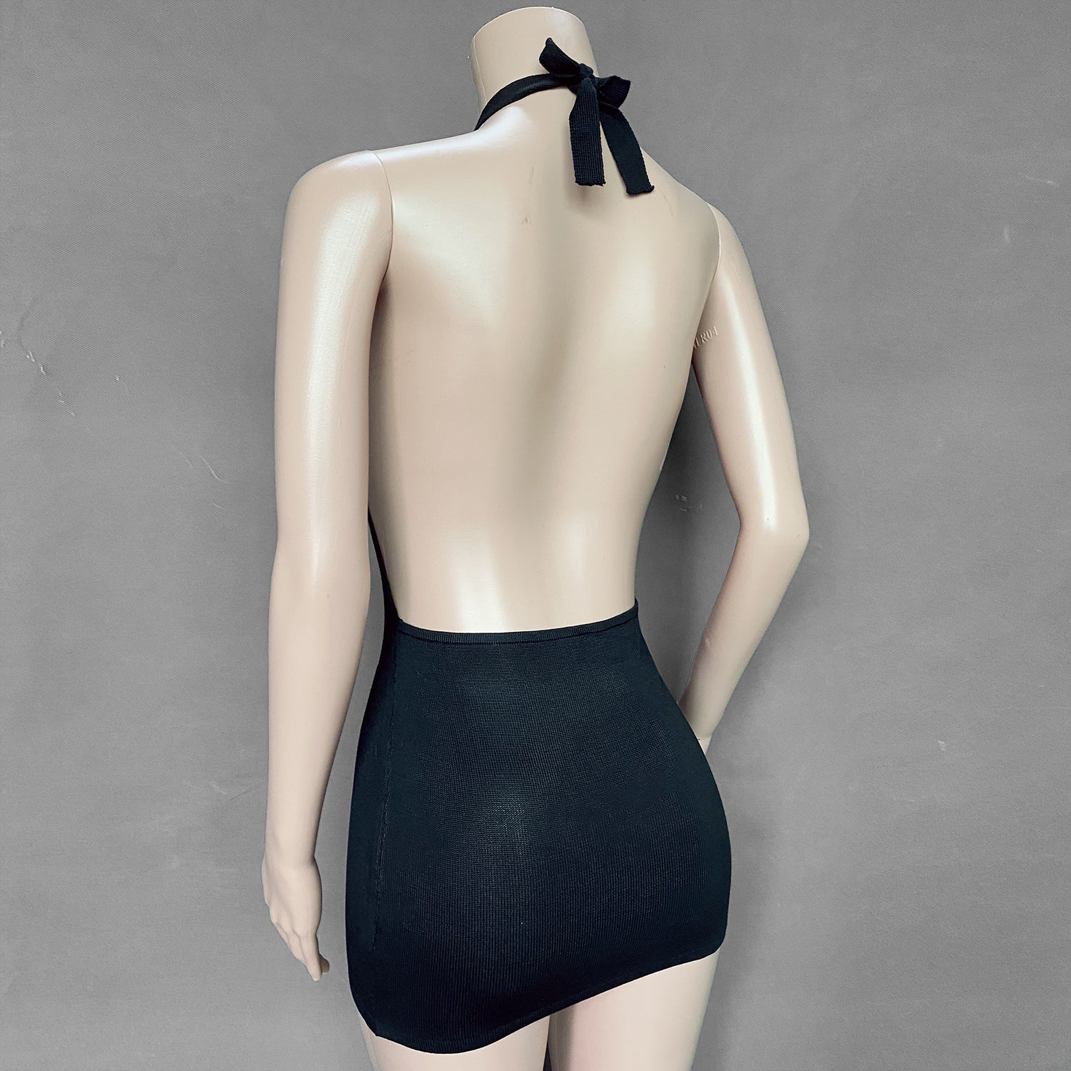 Backless Halter Bodycon Dress