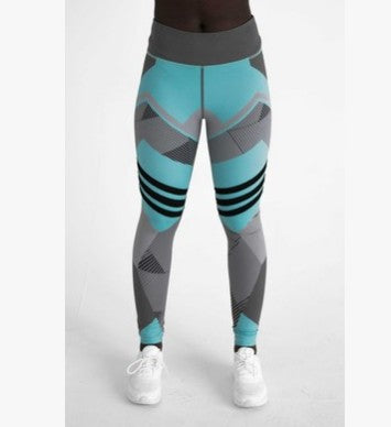 High Waist Contrast Yoga Pants