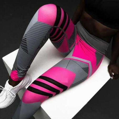 Reflective High Waisted Yoga Pants