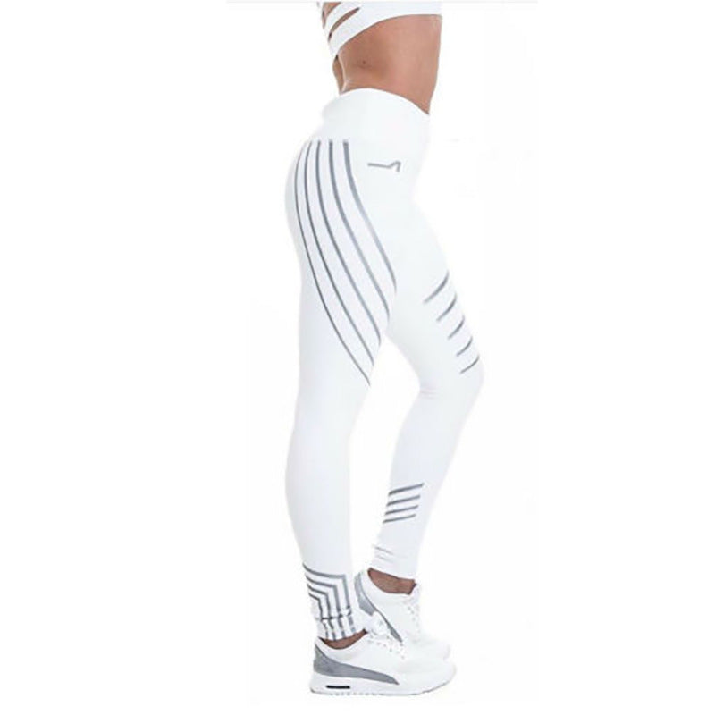 Reflective High Waisted Yoga Pants